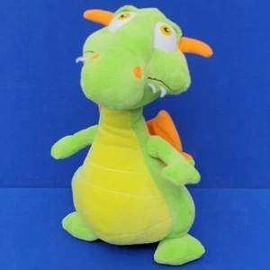 POS MARKETING DRACHE STOFFTIER GELB GRÜN 30 CM WEICH PLÜSCHTIER DRAGON - Bild 1 von 2