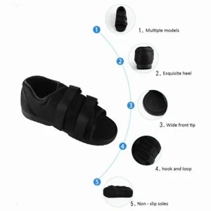 BREATHABLE POST OP SHOE MEDICAL SURGICAL SHOE HEALING UNIVERSAL ADJUSTABLE NHS - Imagen 1 de 9