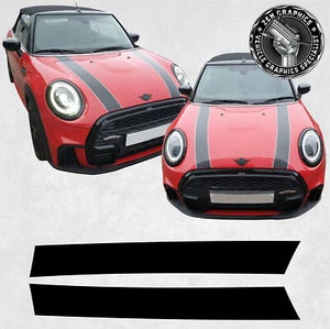 Exact Spec Bonnet Stripes Mini F57 Cabriolet Cooper S JCW Stickers Decals - Picture 1 of 5