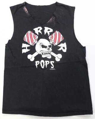 Rara maglietta vintage MACHETE Horror Pops Skull Crossbones 2004 tour anni 2000 punk rock - Immagine 1 di 4