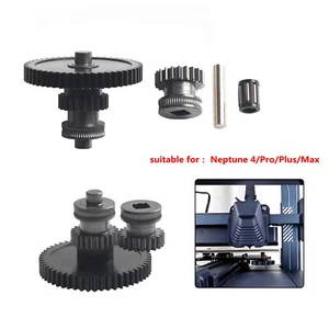 Nanocoating Steel Integrated Extruder Gear Kit For ELEGOO Neptune 4/Pro/Plus/Max - Picture 1 of 14