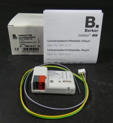 Berker Instabus EIB Universalschnittstelle 2fach Komfort Up | 75642001 OVP - Bild 1 von 4