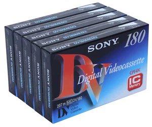 Lot 5 cassette DV 180 Sony ME DV180 Digital videocassette  (Réf#K-652) - Photo 1 sur 3