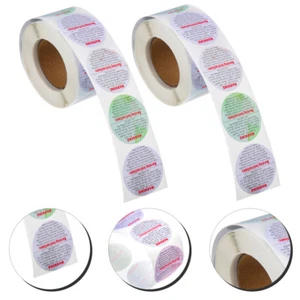 2 Rolls Decals Warning Labels Candle Safety Label Stickers For Candle - Picture 1 of 37