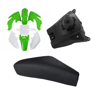 Green Fairing Plastics Seat Fuel Tank for CRF50 XR50 Coolster 110cc 125 Pit Bike - Zdjęcie 1 z 7