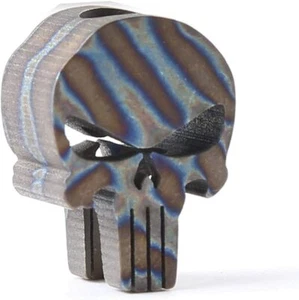 Cuchillo plegable de aleación de titanio calavera cordón herramienta paraguas cuerda colgante EDC - Imagen 1 de 23