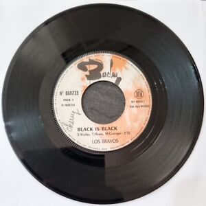 Los Bravos - Schwarz ist schwarz - Sehr guter Zustand + 7" Vinyl Single 1966 Rock Pop Französisch