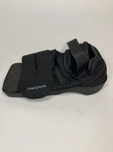 ProCare Foot Brace Square Toe Post-Op Surgery Shoe Black Size Small - Picture 1 of 6