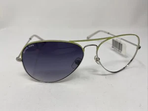 MICHAEL KORS KENNEDY M2056s GREEN SILVER AVIATOR 62/14/140 YA80 - Picture 1 of 8