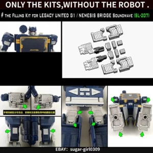 Shockwave Lab SL-207 Filling KITS For NEMESIS BRIDGE/LEGACY UNITED G1 SOUNDWAVE - Picture 1 of 3