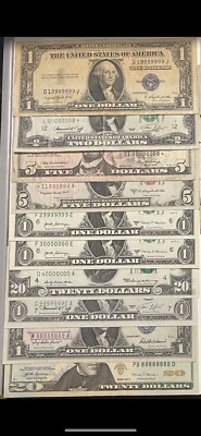 (PRICE IS PER NOTE) $1 -100 DOLLAR FROM  1935F -2021 YEAR SUPER TOP RARE BINARY! - Image 1 of 4