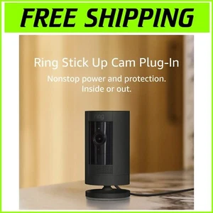 Stay Connected: Ring Stick Up Cam Plug-In HD Security Camera with Alexa Support - Picture 1 of 8