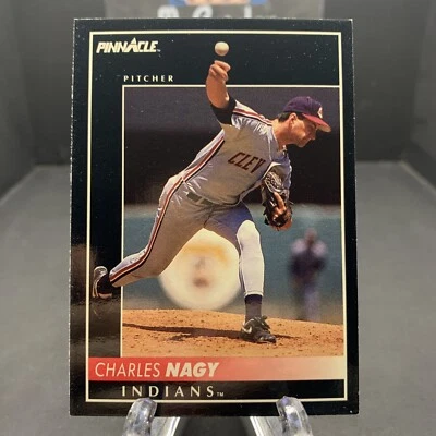 1992 Pinnacle Charles Nagy #383 Cleveland Indians - Image 1 of 2