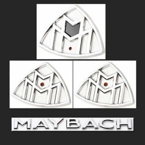 4pcs Chrome " MAYBACH " Emblem Auto Front Badge for Mercedes-Benz S400 S500 - Picture 1 of 2