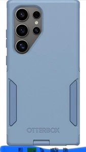 OtterBox Samsung Galaxy S24 Ultra Commuter Series Case - Crisp Denim (Blue) - Picture 1 of 10