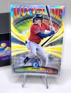 2025 Bowman Chrome⚾ Roman Anthony MV-8 😎 Max Volume Boston Red Sox - Picture 1 of 2