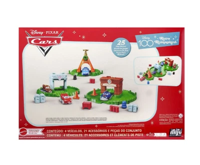 Disney Pixar Cars Mini Racers Advent Calendar  25 Pieces Mattel New Sealed - Image 1 of 2