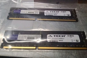 A- TECH RAM 16GB (2 x 8GB) DDR3 1600 16GB. Clean. Tested. Free Shipping!! - Afbeelding 1 van 6
