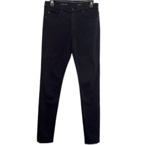 AG Jeans Adriano Goldschmied The Farrah jeans skinny alla caviglia pantaloni neri - Foto 1 di 8