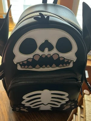 Disney Loungefly Mini Backpack Summer Convention Exclusive 2022 Stitch Skeleton  - Image 1 of 4