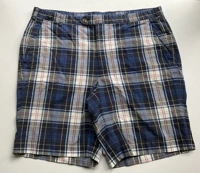 Шорты, синий желтый и красный клетку, 38 - Изображение 1 из 4