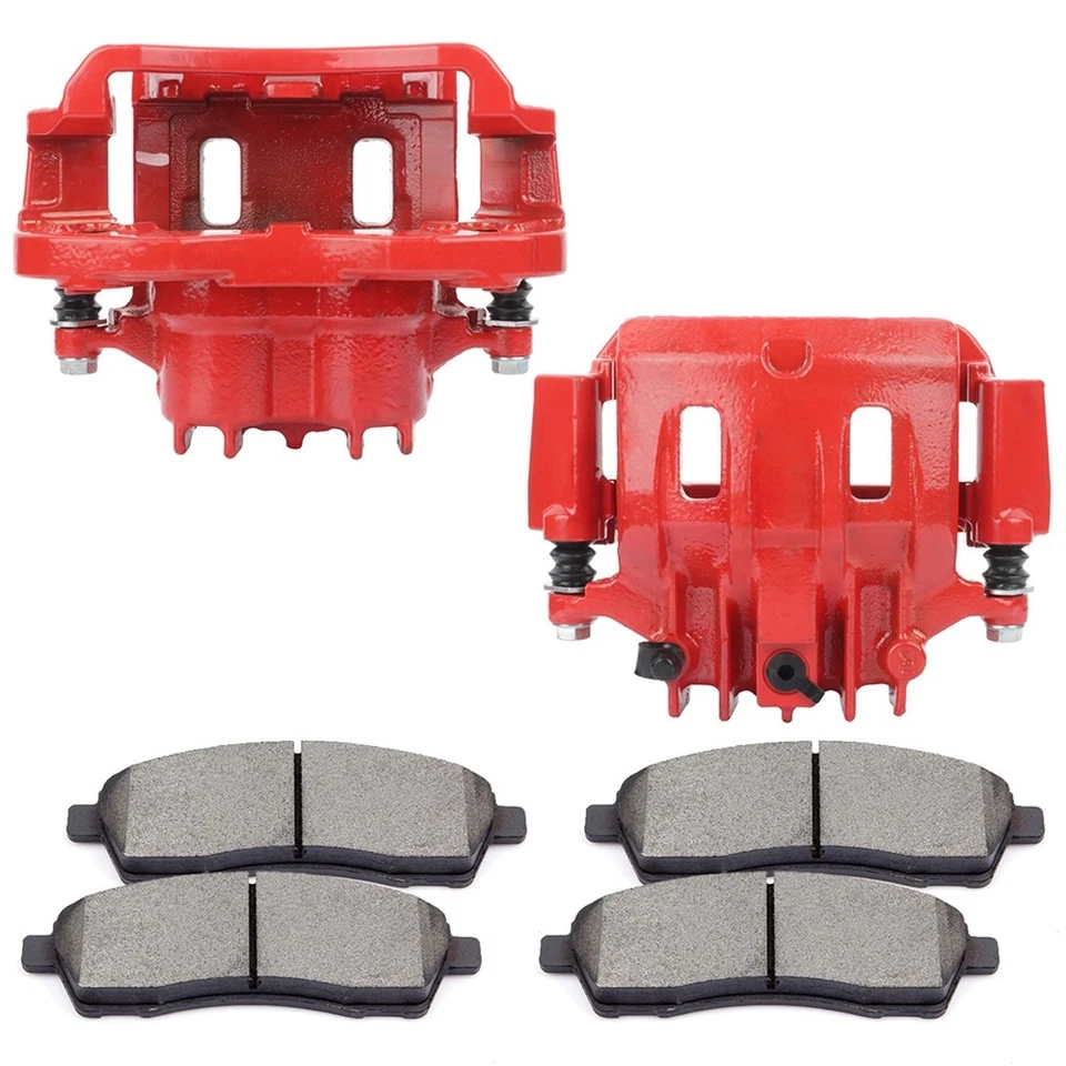 Rear Brake Calipers & Ceramic Pads For 2001-2004 Ford F-350 Super Duty 4WD RWD - Image 1 of 4
