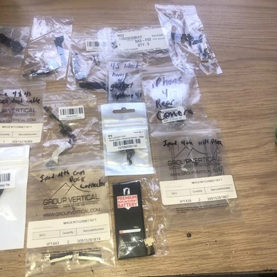 iPhone 4/4S Repair Parts Lot – Batteries & Misc Parts 13 Parts Total - Image 1 of 4