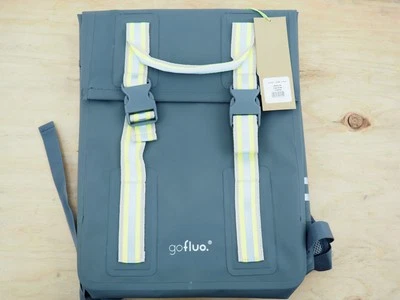 Novo! Mochila para laptop GOFLUO Marlow cinza cáqui impermeável/reflexiva - Imagem 1 de 4