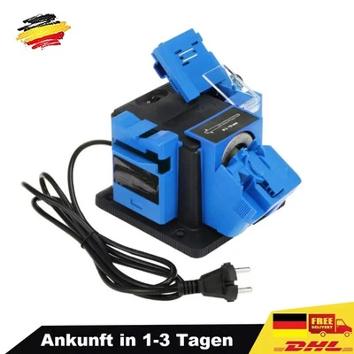 Elektrischer Schärfgerät 3-13mm HSS für Bohrer Messer Schere Schleifmaschine Neu - Bild 1 von 4