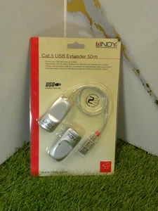 Lindy 42801 USB Extender 50m via Cat.5 Typ 1.1 LAN UK SELLER #992 - Afbeelding 1 van 2