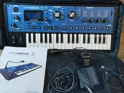 Mini Nova novation with Vocoder Sythnesiser in Carry Case - Image 1 of 4