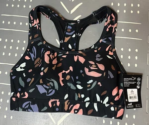 Neu mit Etikett Avia Racerback wirkungsvoller Sport-BH mit Blumenmusterschnitt Druck Größe S (4-6) - Bild 1 von 2