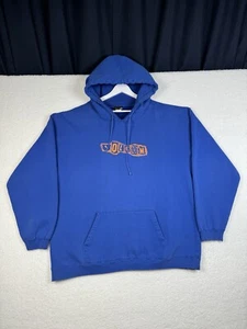 Vintage Volcom Hoodie Skateboarding Y2K - Men's XL - Blue Orange - Picture 1 of 24