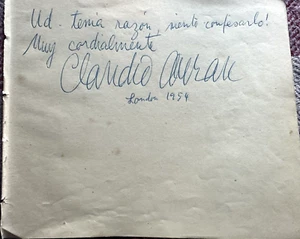 CLAUDIO ARRAS - MUSICIAN - AUTOGRAPH - Picture 1 of 1