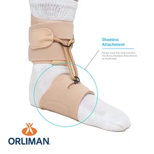 BEIGE Boxia Shoeless Attachment - Only to be used with Boxia Drop Foot Support