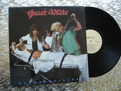 Great White ‎ ~ Recovery: Live! ~ Vintage LP  Enigma DI-73295 - Image 1 of 4