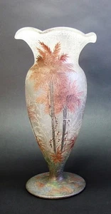 Fine 11" Signed HANDEL TEROMA Art Glass Vase Rare Form c. 1920 MINT antique - Picture 1 of 12
