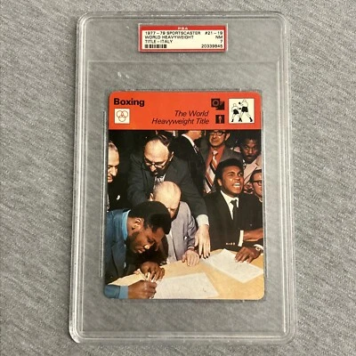 Sportscaster Italia #21-19 1977-79 título mundial peso pesado PSA 7 casi nuevo Foto 1 de 4