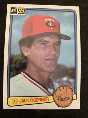 1983 Donruss Baseball Card #51 Jack O’Connor Minnesota Twins NmMt Free Shipping! - Image 1 of 2