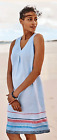 J. Jill - 2X - NEW Gorgeous Linen A-Line Dress - Cornflower Multi - NWT (1I3)