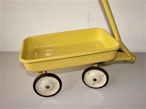Alter Spielzeug Zum Ziehen Anhänger Wagen Aus Emaille - Toys - Picture 1 of 10