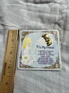 Precious Moments Guardian Angel "To My Friend" Pin NEW! - Picture 1 of 2
