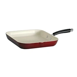 Style 01 Square Ceramica 80110/047DS 11-Inch Metallic Copper Grill Pan - Picture 1 of 7