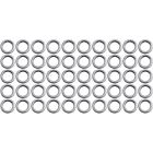 Essential Fishing Connector 50pcs Split Rings for Bait and Lure Swivels