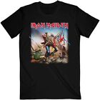 Officially licensed Iron Maiden Trooper Mens Black T Shirt Iron Maiden Tee