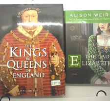 209 2 royalty books: Kings & Queens of England, the Lady Elizabeth  2311121