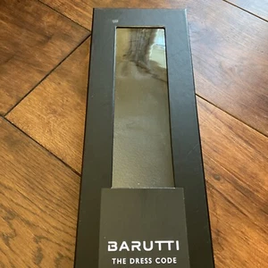 M. Barutti Krawatte & Tasche Schal, schwarz/Knittermuster verstellbar NEU UVP 130€ - Bild 1 von 9