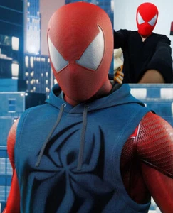 2022 Escarlata Spider-Man 3D Máscara Casco Cosplay Spiderman Disfraz Accesorios de Halloween - Imagen 1 de 10