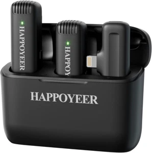 Wireless Dual Lavalier Microphones for Iphone/Ipad,2Pc Transmitter & 1Pc Receive - Picture 1 of 7