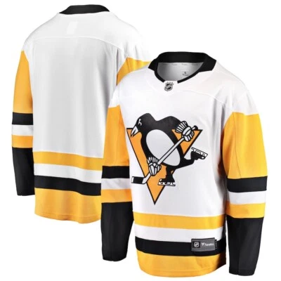 NHL Trikot Jersey Pittsburgh Penguins Breakaway Fanatics Eishockey Road weiß